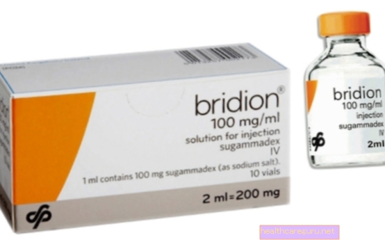 Bridion - Médecine pour arrêter l'anesthésie