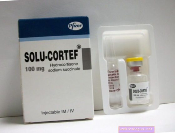 Injecteerbare hydrocortison (Solu-cortef)