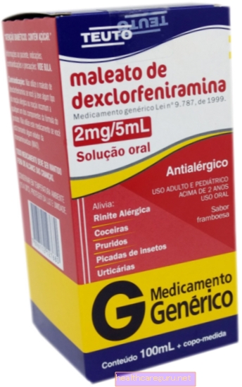 Dexchlorpheniramine maleat: hva er det for og hvordan du tar det