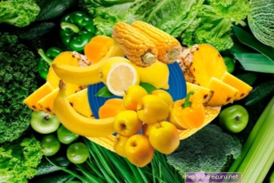 녹색 및 노란색 식품 : 주스 혜택 및 조리법