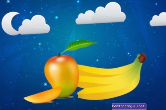 Je špatné jíst v noci mango a banán?