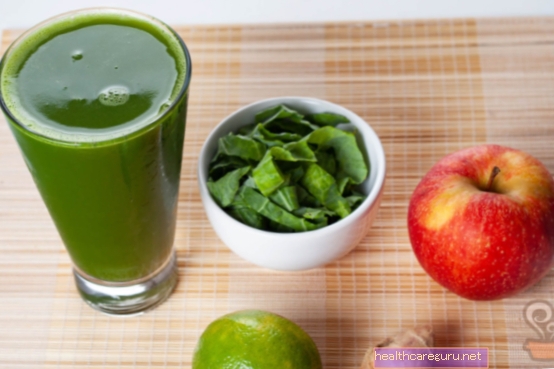عصير أخضر لإزالة السموم