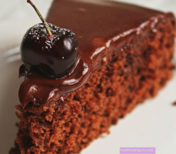 Recept na čokoládový dort s obsahem cholesterolu